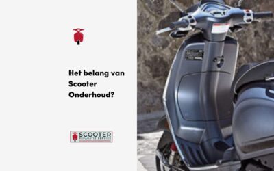 Het belang van Scooter Onderhoud